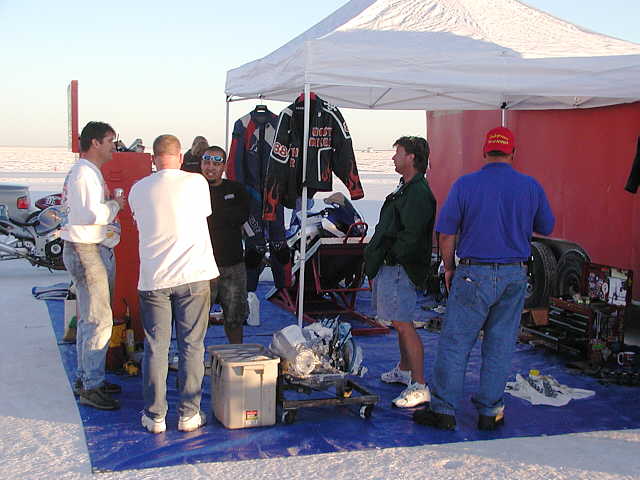 The time is BEER:30 Friday evening in the SouthWest SuperBikes pits.