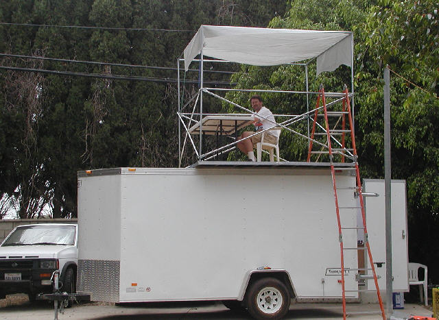 New ChronoLogic timing trailer with upper deck.